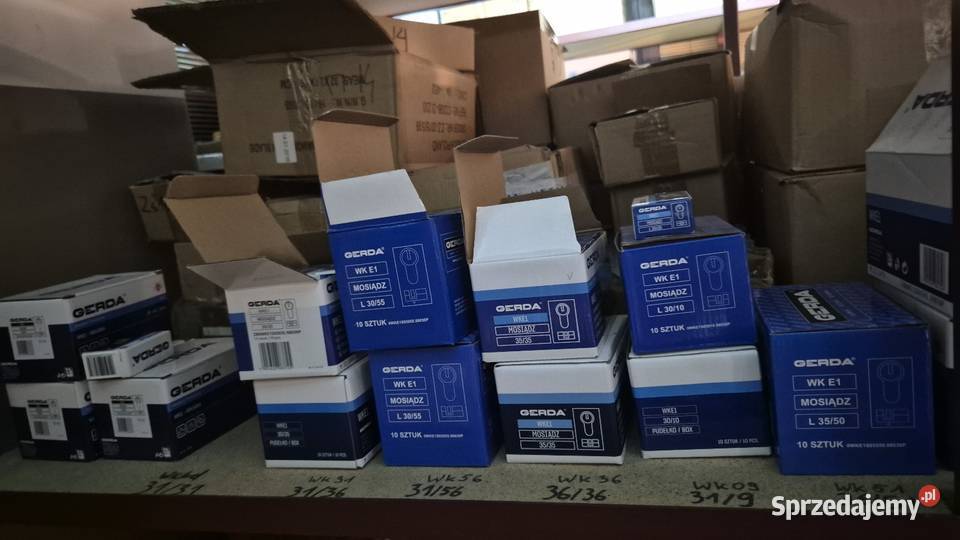 Wkładka Drzwiowa Gerda 3030 Mosiądz Zestaw 3 Kraków