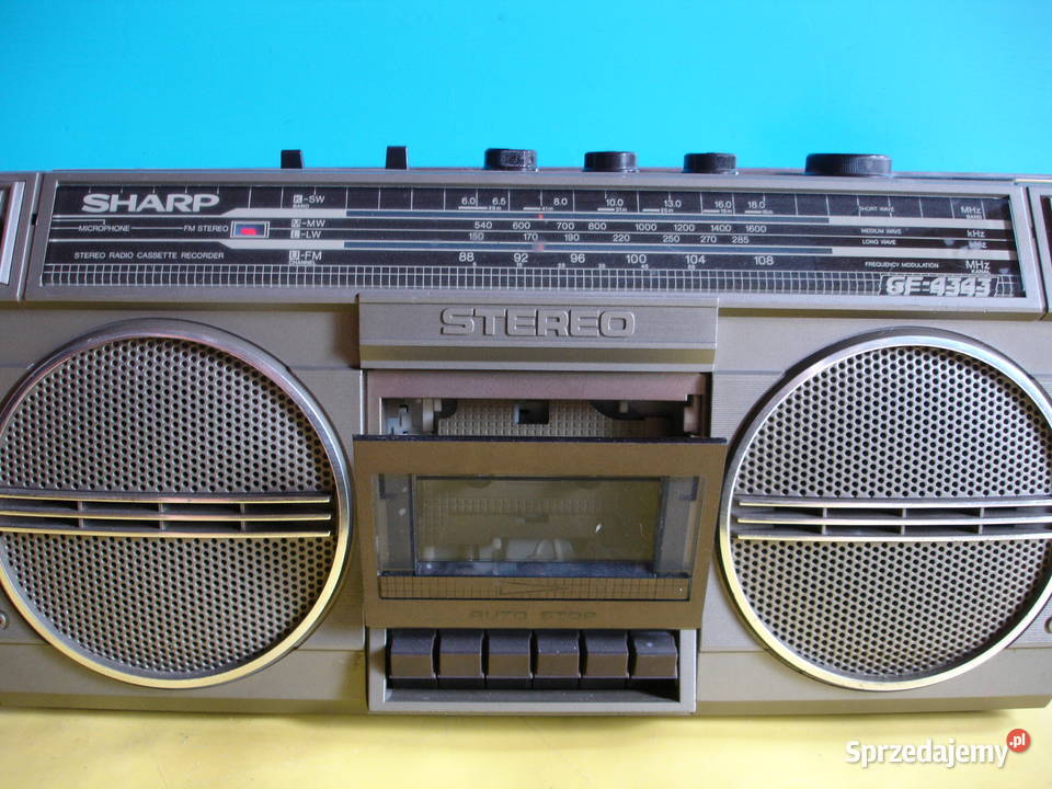 Radiomagnetofon SHARP GF4343 lubuskie Zielona Góra