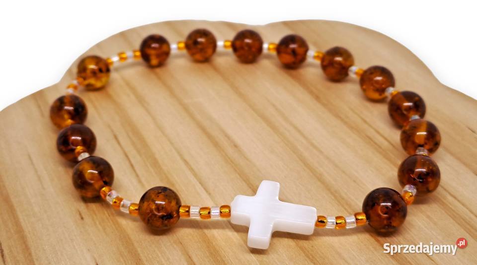 Bransoletka różaniec dziesiątka różańca z Bransoletki Warszawa