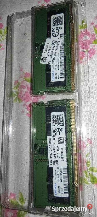 Samsung DDR5 16GB do laptopa sodimm Kamień Śląski