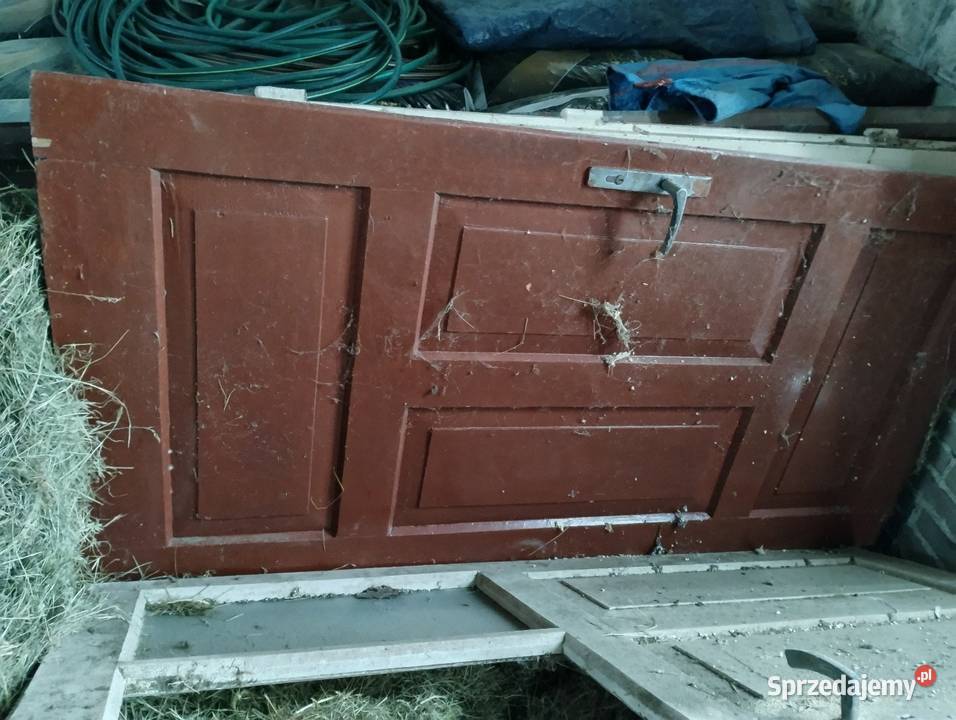 Drzwi drewniane z demontażu Wierzchy