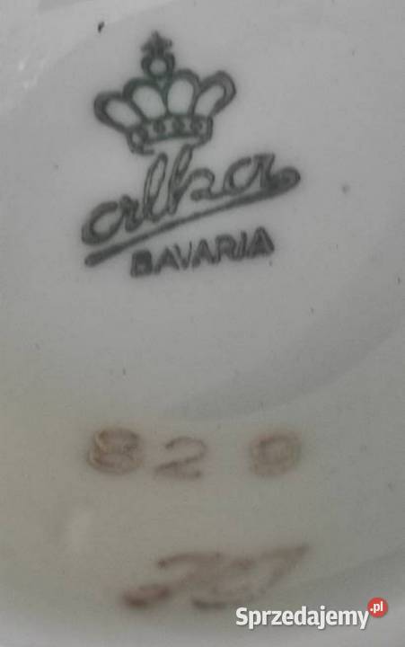 Alka Kunst 830 Bawaria FloralCream Goldzestaw Pabianice