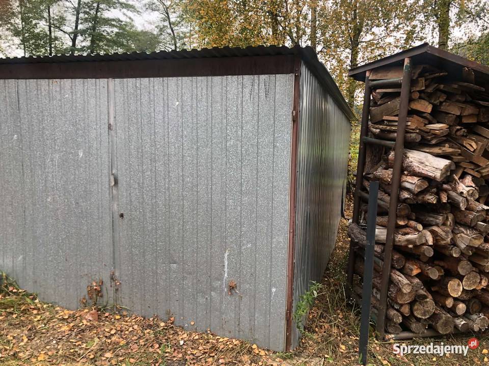 Garaż blaszany podwójny 6 m x 6 m Sprzedaż Andrespol