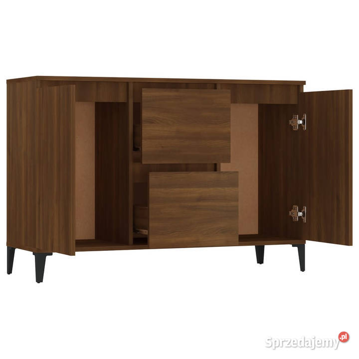 Szafka brązowy dąb 104x35x70 WM815167