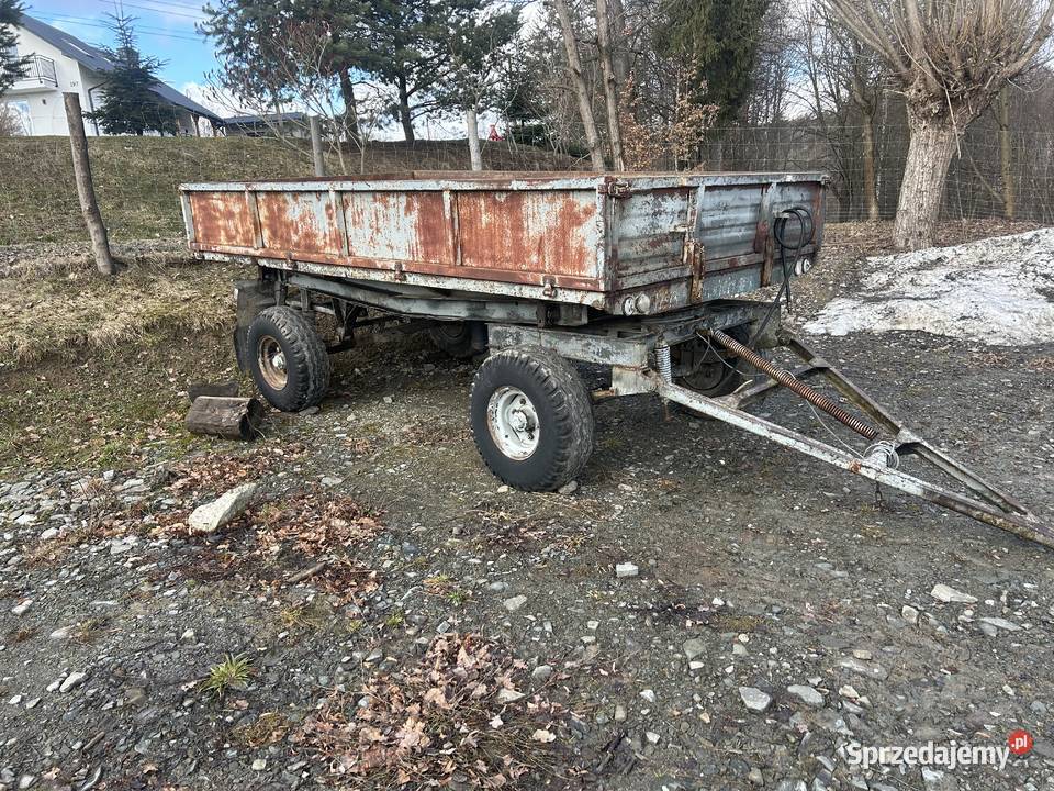 Przyczepa rolnicza Autosan d47 wywrotka tandem Przyczepy rolnicze Nowy Sącz