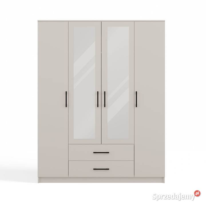 Szafa Romana 160 X 205 LUSTRO KASZMIR BEŻ