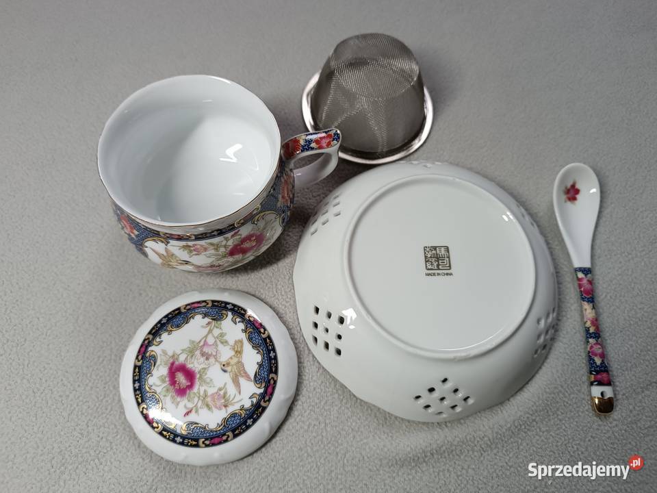 Porcelanowy chiński zaparzacz do herbaty Opole