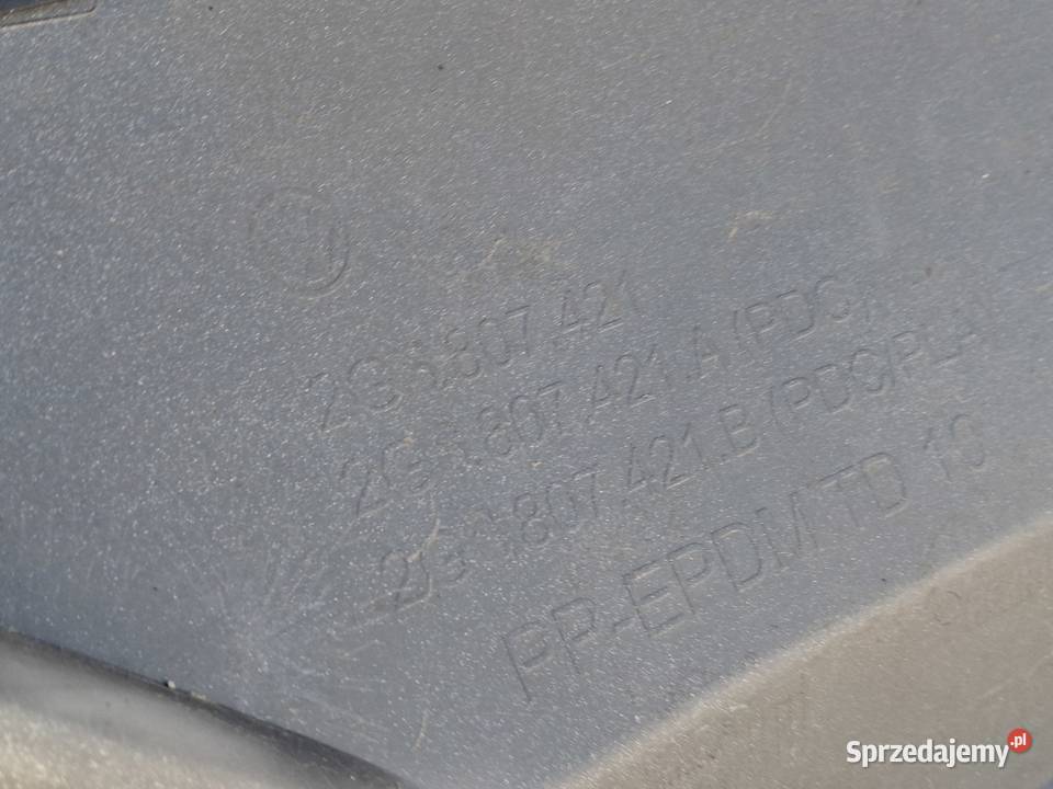 VW POLO 2G VI ZDERZAK TYŁ TYLNY PDC ORYGINAŁ lubuskie Bieleń sprzedam