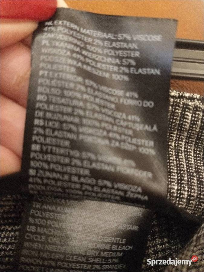 Spodnie w drobny wzorek H&M Bochnia sprzedam