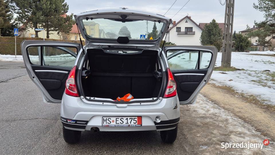 DACIA SANDERO 16B MPI OPŁACONY Z NIEMIEC KLIMA welurowa tapicerka Końskie