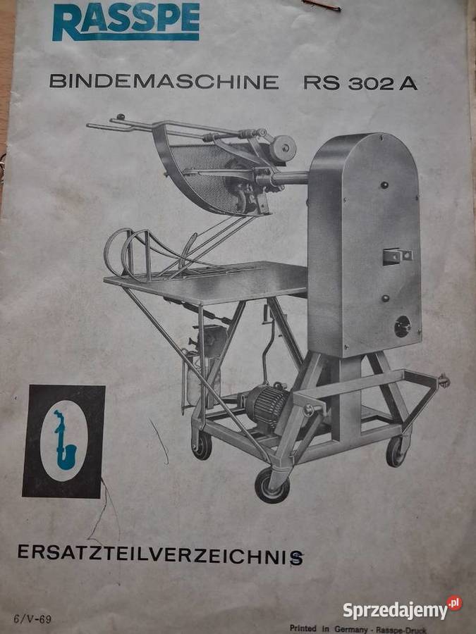 Wiązarka szkółarska rasspe wiązałka nieuszkodzony łódzkie Kutno