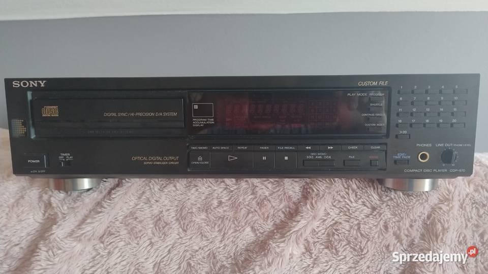 Odtwarzacz CD Sony cdp 970 Trzebuska