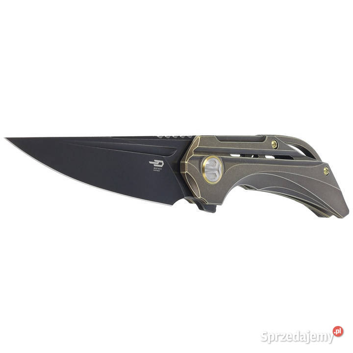 Nóż składany Bestech Vigil Bronze Titanium Black Warszawa