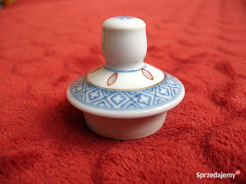 Pokrywka dzbanuszka mała Chińska porcelana z wielokolorowy mazowieckie Siedlce
