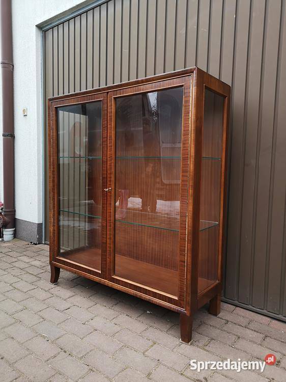 Witryna Serwantka Biblioteka ARTDECO Orzech Meble wielkopolskie Swarzędz sprzedam