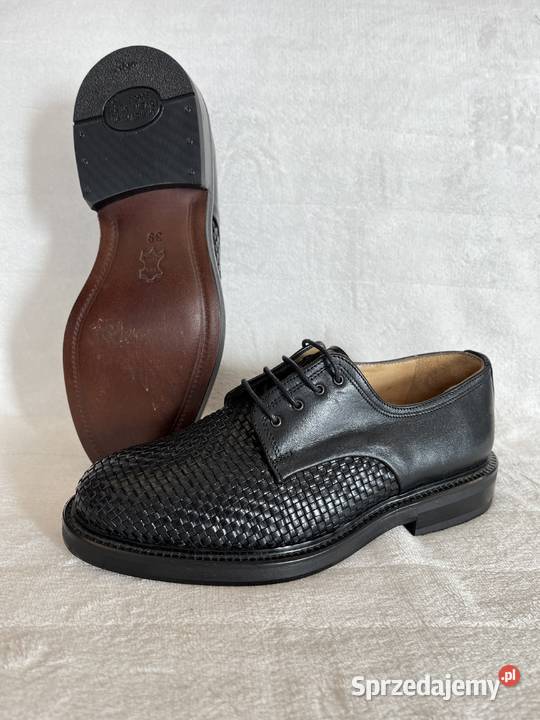 Europa shoes całe ze skóry półbuty męskie śląskie