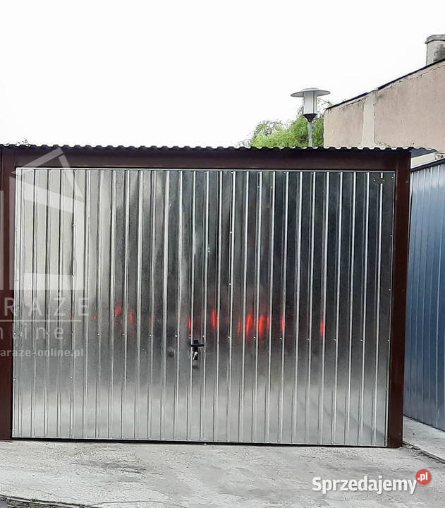 GARAZ BLASZANY 3m x 6m spad tył Ocynk ID398 261zł/m2 Lubin
