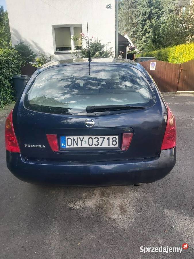 Nissan Primera P12 Kombi nieuszkodzony Nysa