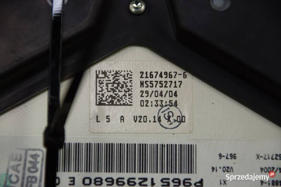 LICZNIK ZEGAR PEUGEOT 307 SW 9651299680