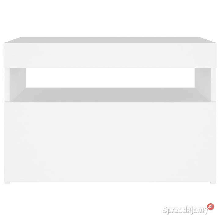 Szafki nocne z oświetleniem LED 2 białe 60x35x40 Warszawa