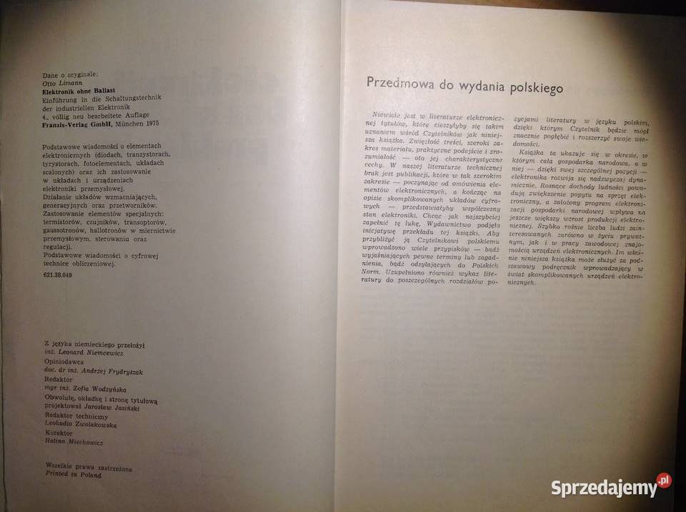 Elektronika bez wielkich problemów Otto Limann Książki i Podręczniki śląskie Katowice