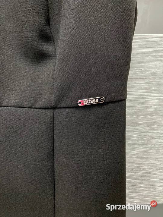 Nowa mini sukienka Guess mała czarna straps M bez rękawa Nisko sprzedam