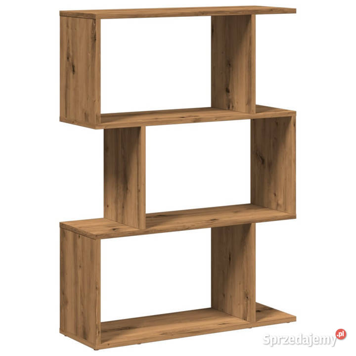 Regał przegroda 3 poziomy dąb artisan 70x24x97 Warszawa sprzedam