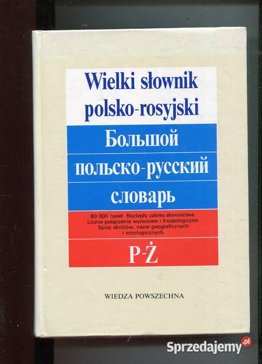 Wielki słownik rosyjsko polski i Polsko rosyjski Szczecin