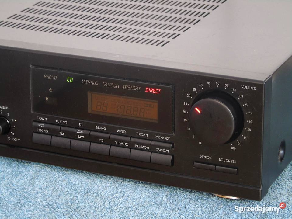 Wzmacniacz z radiem Dual CR900 pilot mocny i Amplitunery Jasło