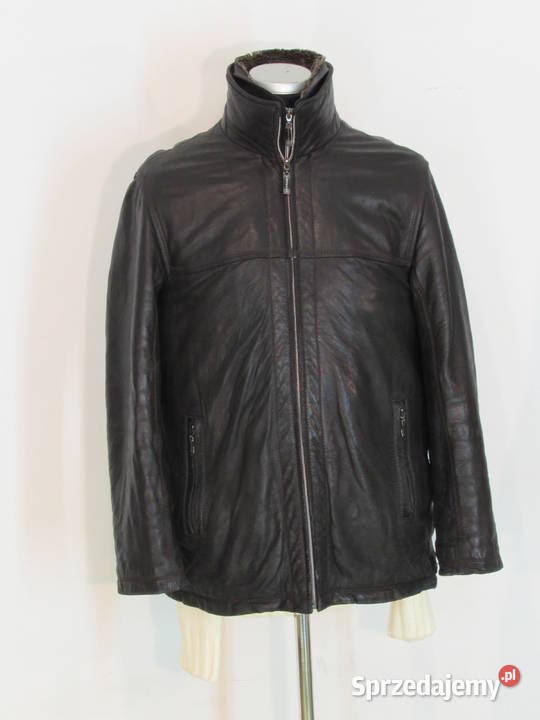 Klasyczna Kurtka skórzana męska M TRAPPER Kurtki i płaszcze Skierniewice sprzedam