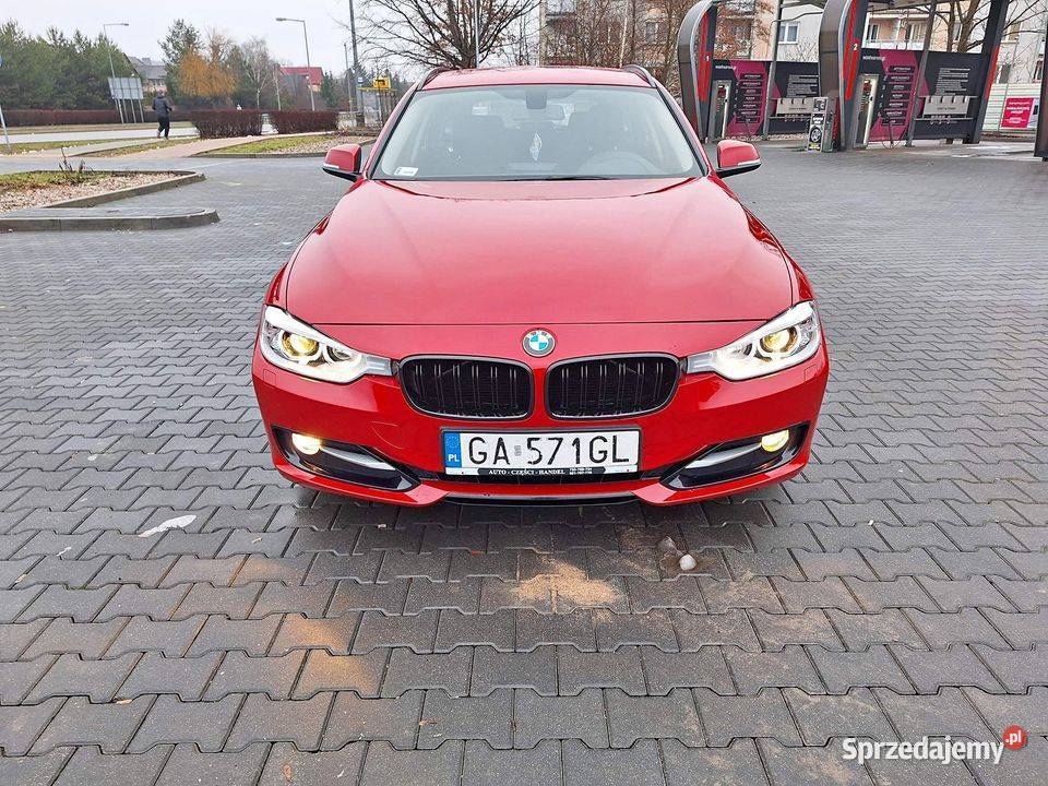 Piękna czerwień manual rozrządzie diesel Seria 3 Warszawa