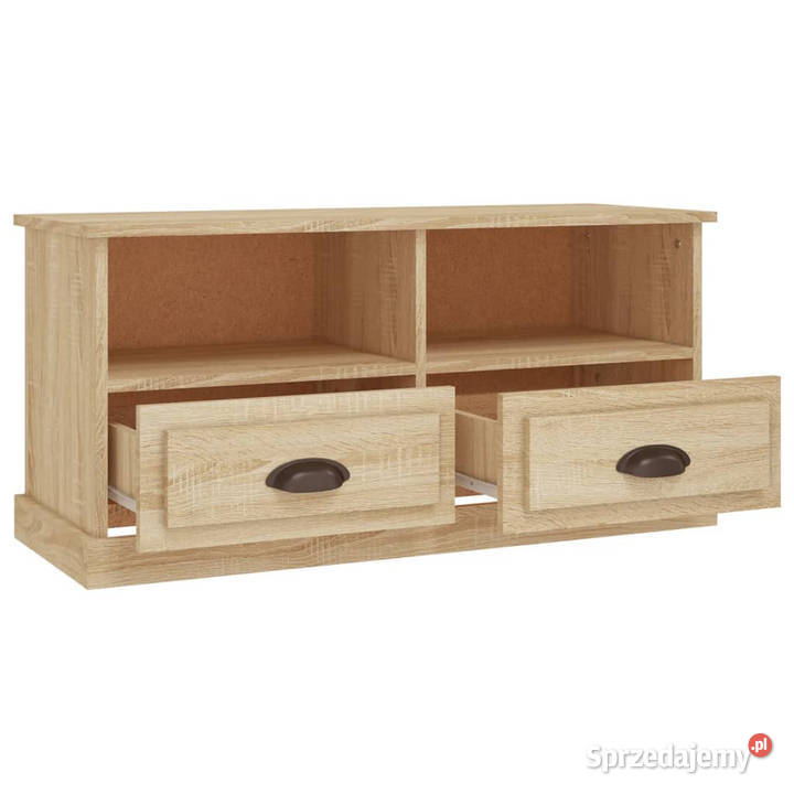 Szafka pod TV dąb sonoma 93x355x45 materiał Warszawa