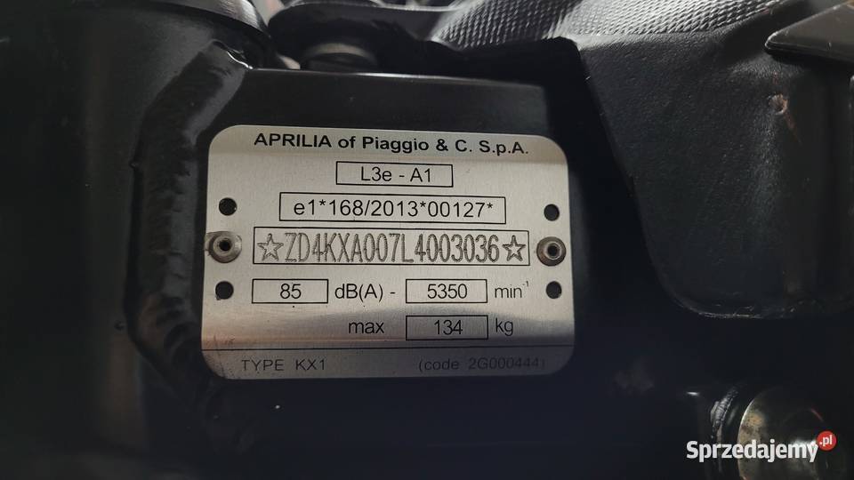Aprilia RX 125 Enduro 2020r Euro 4 ABS podkarpackie Połomia