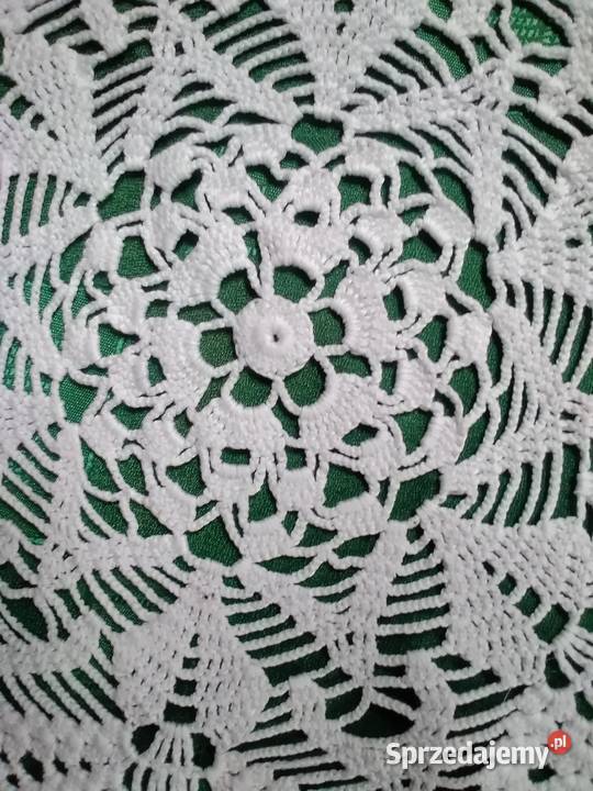 Serwetka biała szydelkowa Łódź