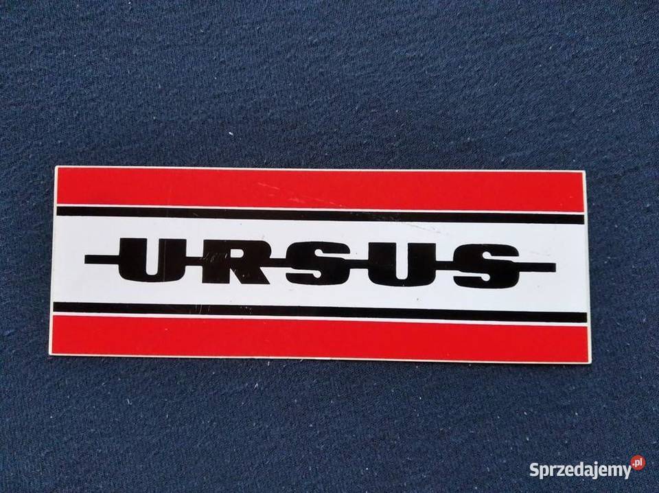 Ursus naklejka z napisem URSUS Lublin