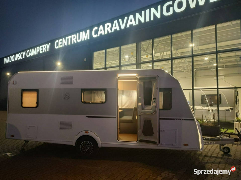 przyczepy kempingowe Knaus Sport 500 KD z dużą mazowieckie Janki sprzedam