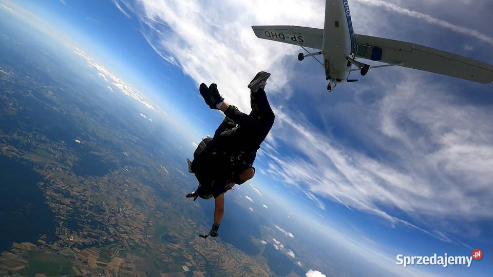 Skoki spadochronowe Rzeszów tandem Podkarpackie