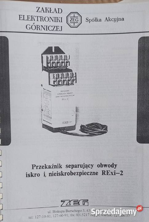 Przekaźnik seperujący iskrobezpieczny RExi3a24 Dąbrowa Górnicza