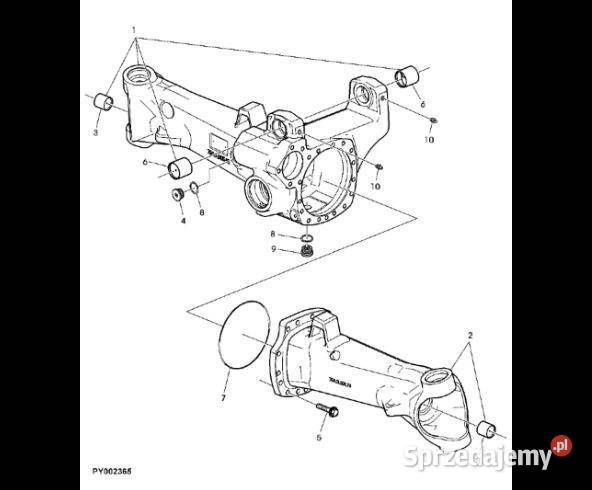John Deere 7530 Premium Obudowa AL175806