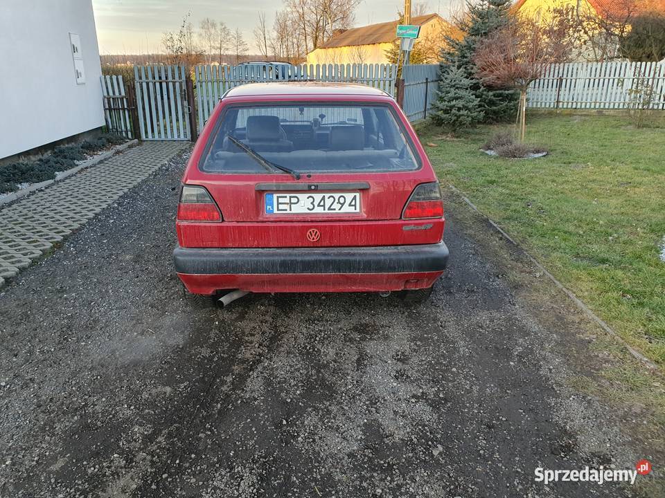 Volkswagen Golf II 18 bordowy Golf Wola Krzysztoporska