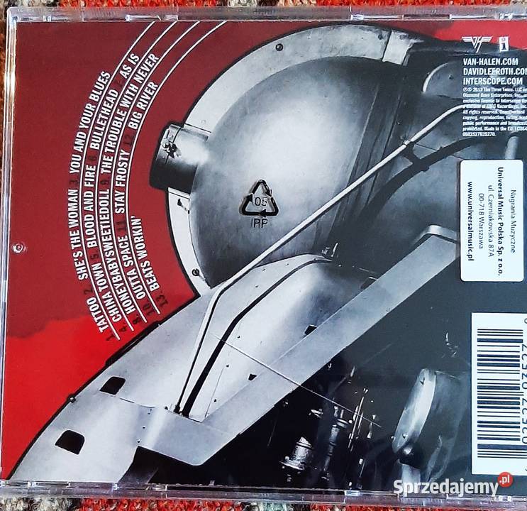 CDAlbum Kultowego Zespołu VAN HALEN A Different Gdańsk