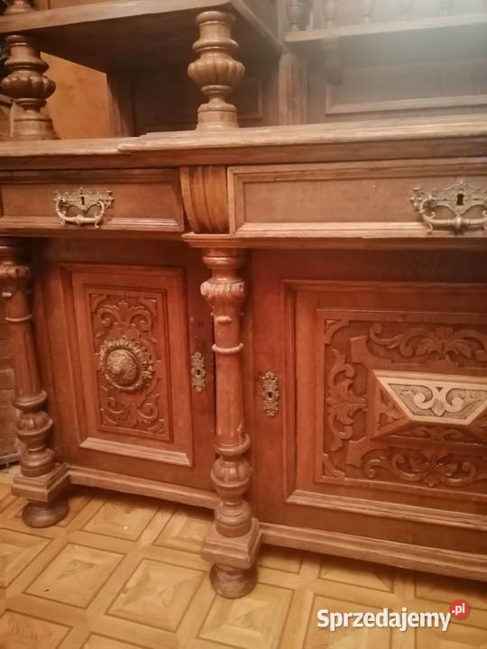 Zabytkiowy Kredens Eklektyczny ok 250 letni Piastów