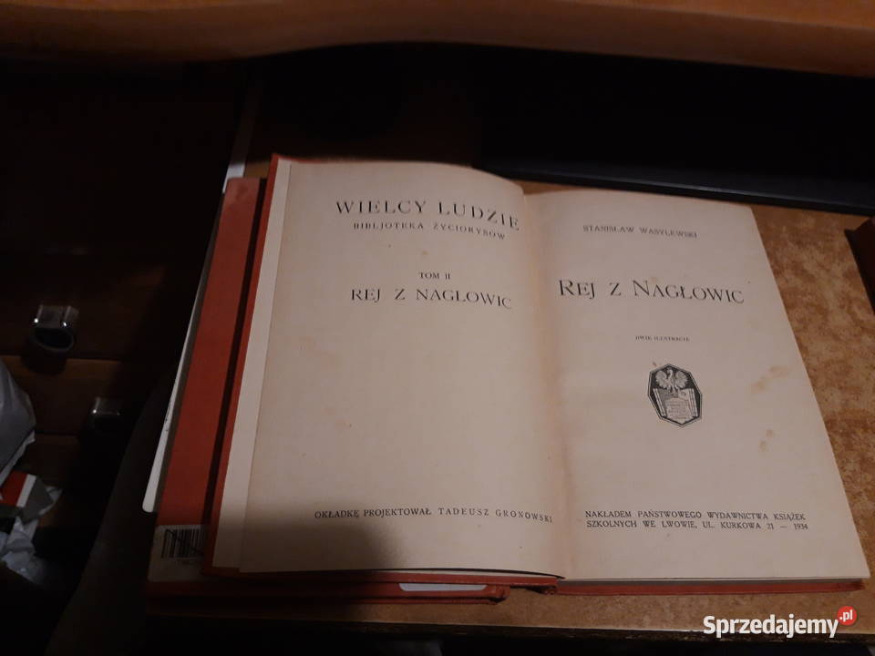 WIELCY LUDZIE 1 3 Balzak Rej Lwów 1934komplet Antykwariat Iwno