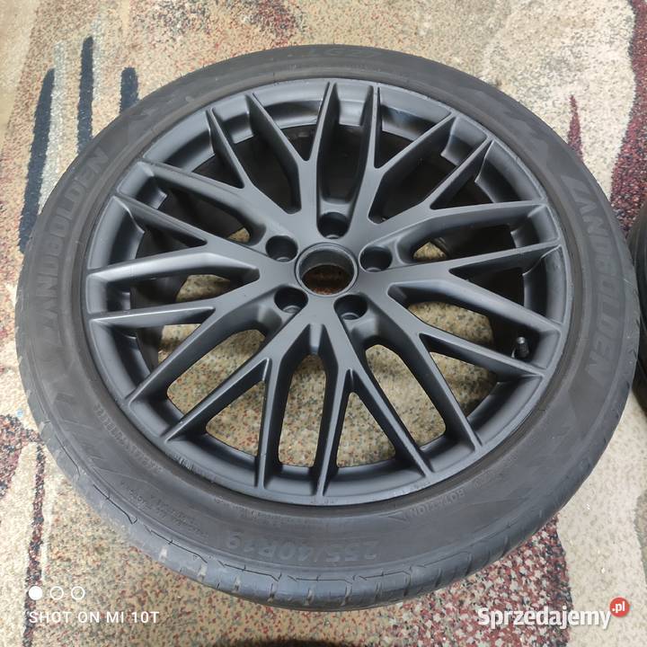 Alufelgi 4G9601025K AUDI 85 x 19H2 ET43 2 opony Miłcz sprzedam