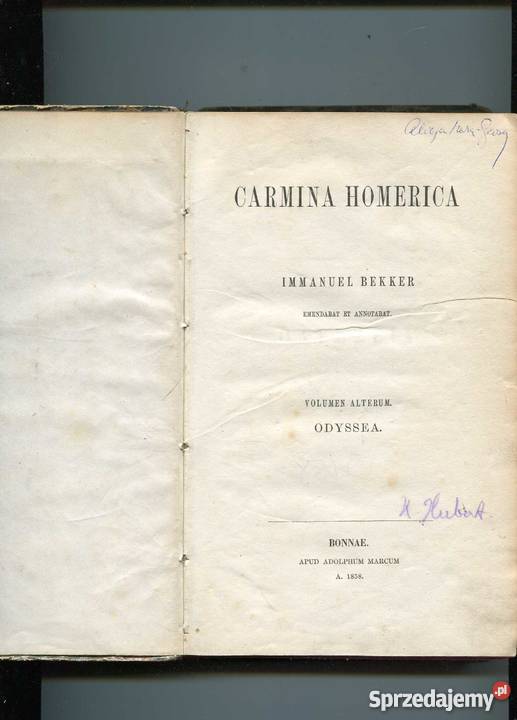 Carmina Homerica Odyssea Kultura i Rozrywka Szczecin