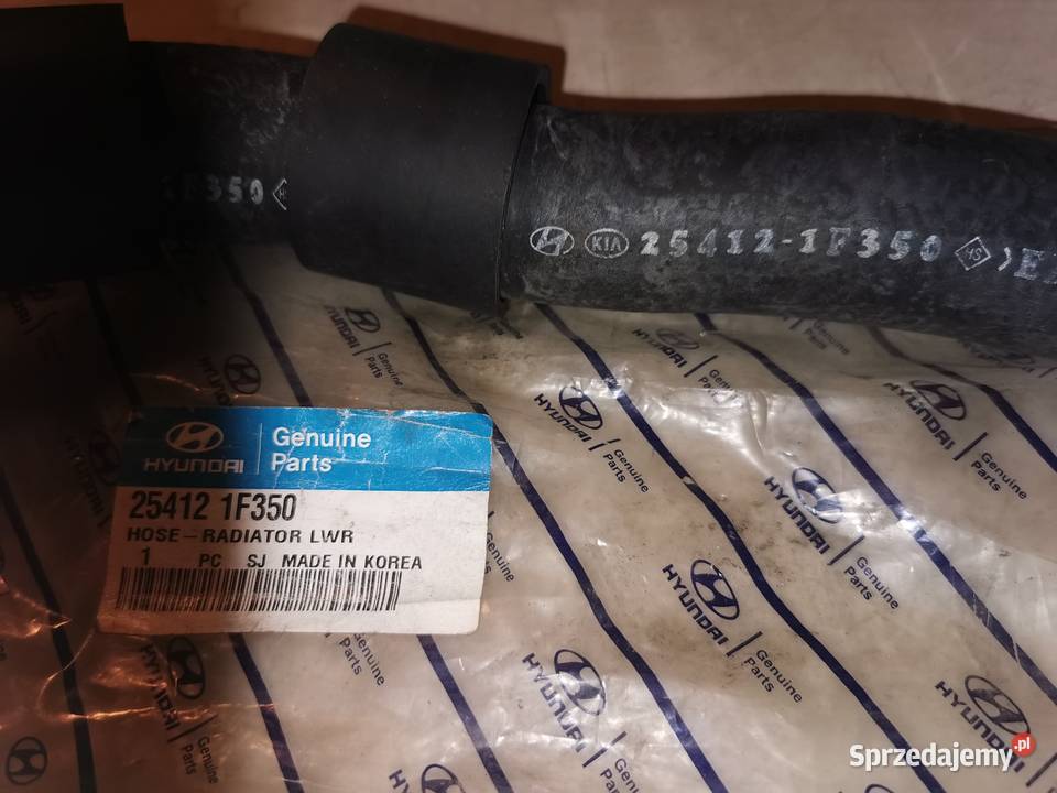 254121F350 Oryginalny wąż przewód chłodnicy osobowe Elbląg