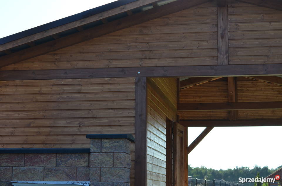 Wiata garażowa domek Architektura ogrodowa Konin