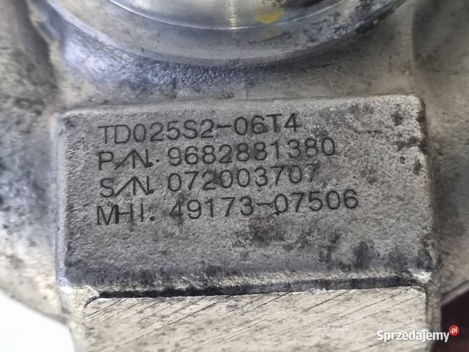 TURBOSPRĘŻARKA Citroen Berlingo 16 HDI turbo Chełm