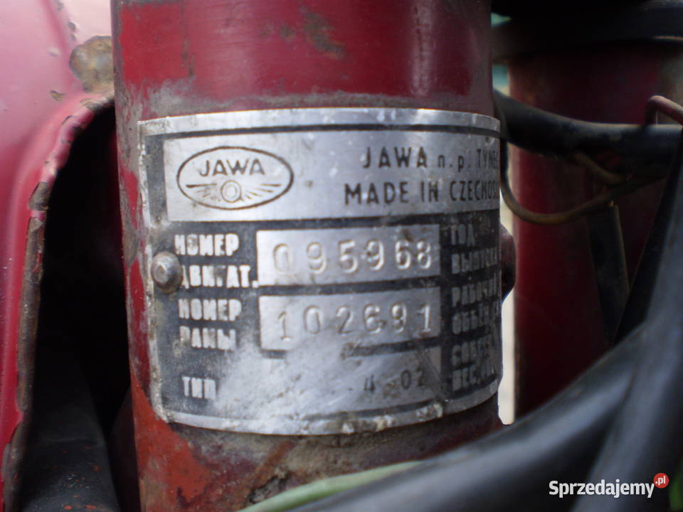 Jawa 634 350 solo wisniowka 111111km Poznań sprzedam
