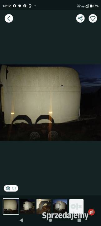 Dach do przyczepy konnej Westfalia opolskie